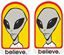 Picture of Alien Workshop "Believe"Decals / Stickers