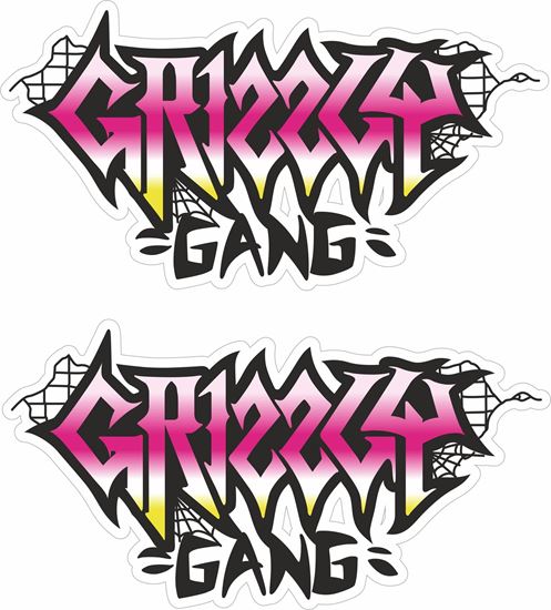 Picture of "Grizzly Gang" Decals / Stickers