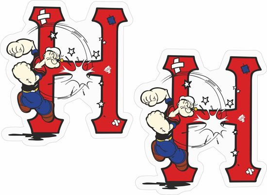 Picture of Huf Popeye Decals / Stickers