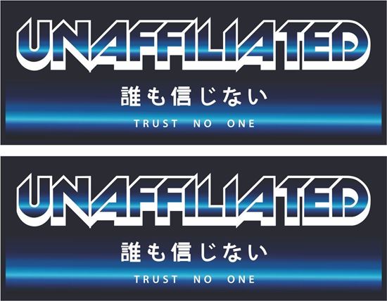 Picture of Unaffiliated Trust No One Decals / Stickers