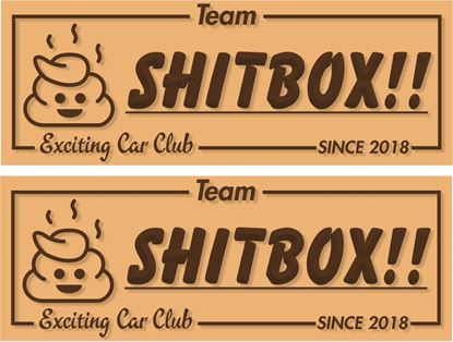 Picture of Team Shitbox!! Decals / Stickers