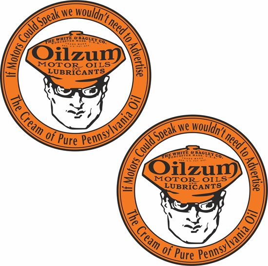 Picture of Oilzum Motor Oils Decals / Stickers