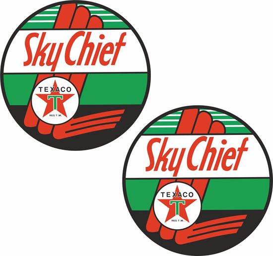 Picture of Texaco Sky Cheif Decals / Stickers