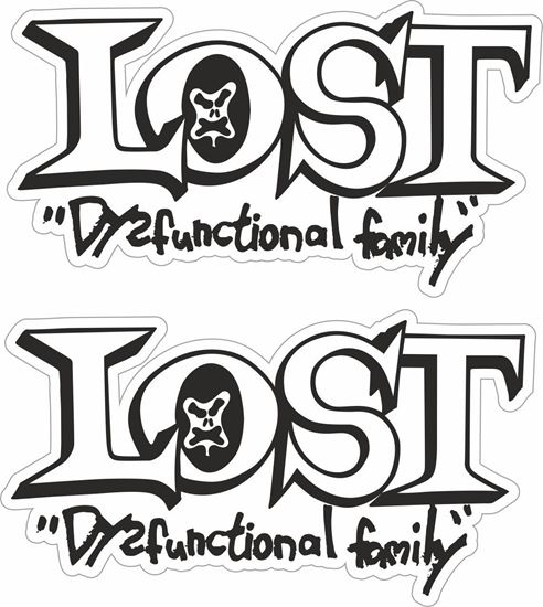 Picture of Lost Dysfunctional Family Decals / Stickers