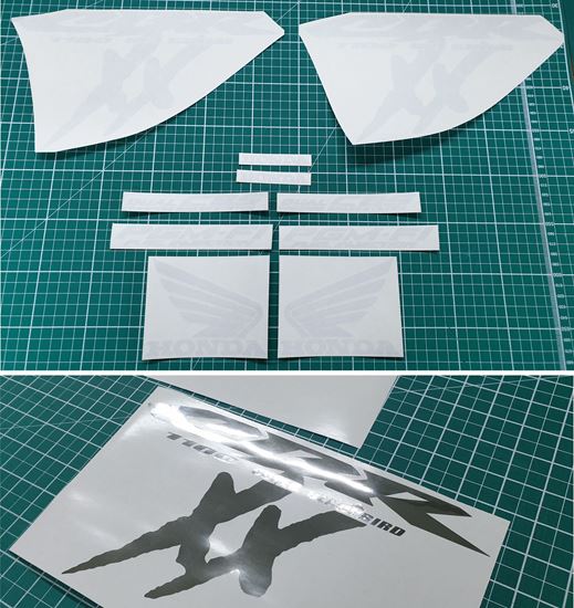 Picture of Honda CBR Super Blackbird 2002 - 2004 full replacement  Decals / Stickers