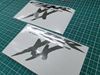 Picture of Honda CBR Super Blackbird 2002 - 2004 full replacement  Decals / Stickers