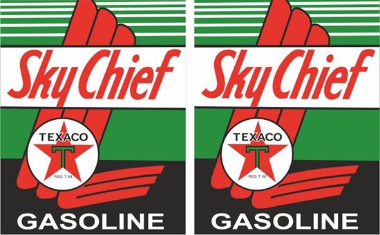 Picture of Texaco Sky Cheif Decals / Stickers