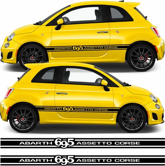 Picture of Fiat 695 Assetto Corse side Stripes / Stickers