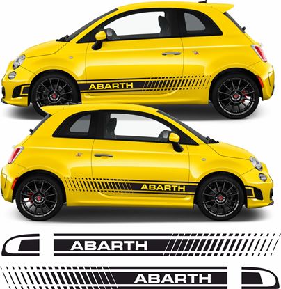 Picture of Fiat  500 / 595 Abarth side Stripes / Stickers