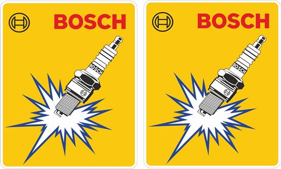 Picture of Bosch Spark Plugs Decals / Stickers