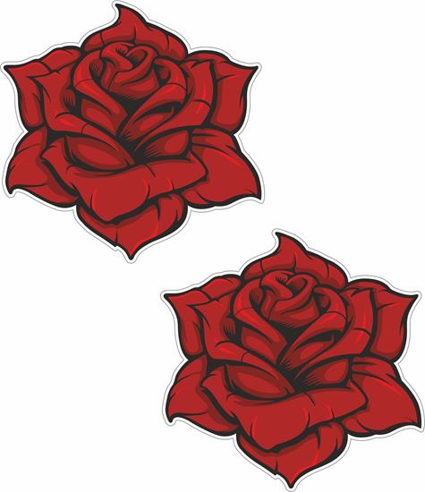 Picture of Rose Decals / Stickers