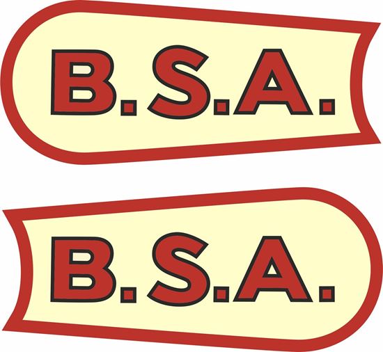 Picture of BSA Tank Decals / Stickers