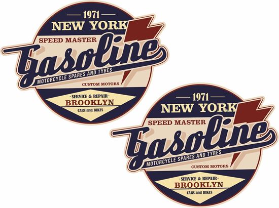 Picture of New York Gasoline Decals / Stickers