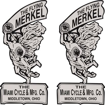 Picture of The Flying Merkel Decals / Stickers