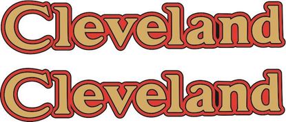 Picture of Cleveland Motorcycle Tank Decals / Stickers