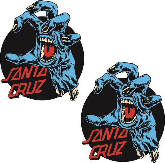 Picture of Santa Cruz  Screaming Hand Decals / Stickers