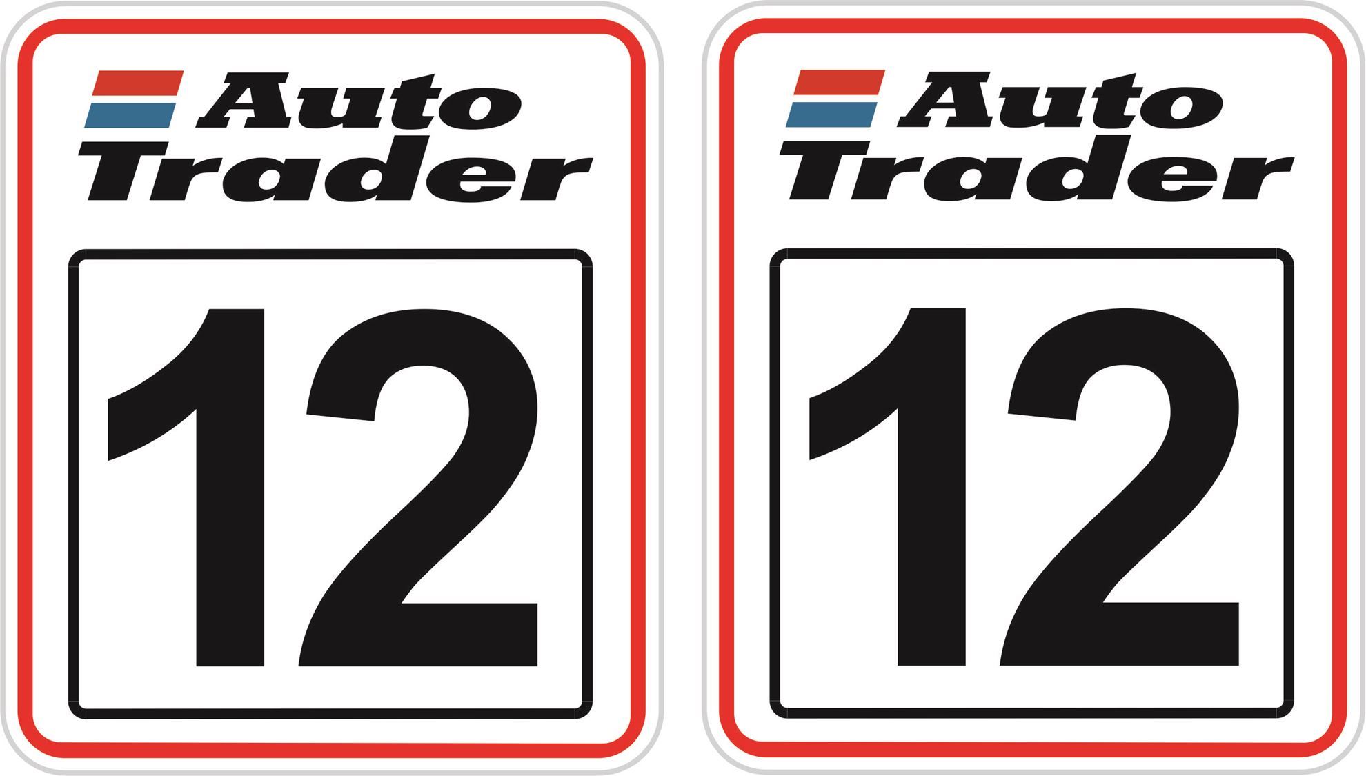 Zen Graphics Auto Trader racing Door Numbers