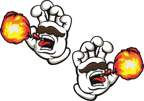 Picture of Santa Cruz  Screaming Hand Decals / Stickers