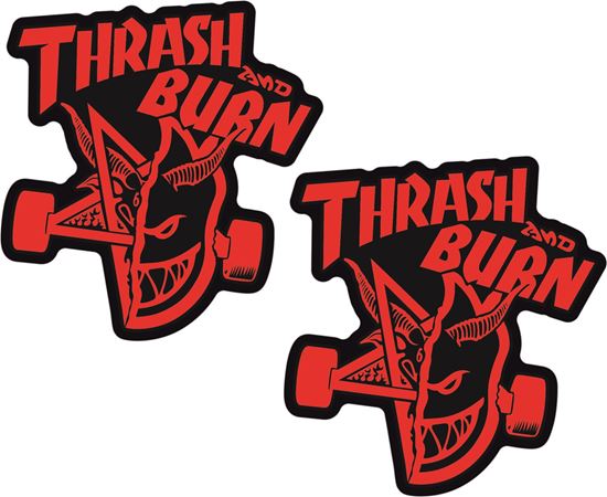 Picture of Spitfire "Thrash and Burn" general panel  Decals / Stickers