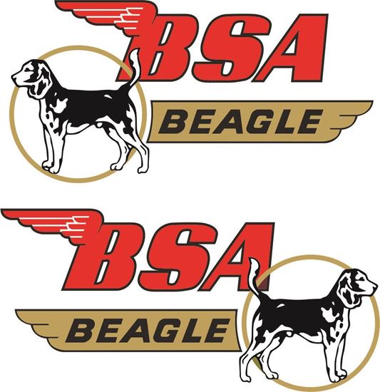 Picture of BSA Beagle Decals / Stickers