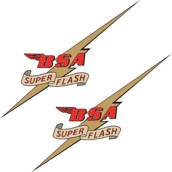 Picture of BSA Super Flash Decals / Stickers