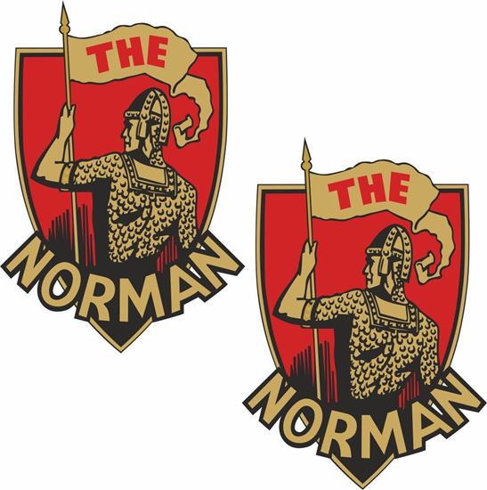 Picture of The Norman Motorcycle Decals / Stickers