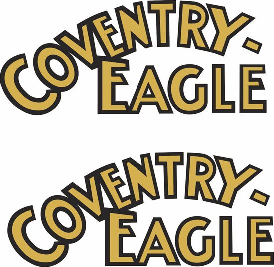 Picture of Coventry Eagle Motorcycle Decals / Stickers