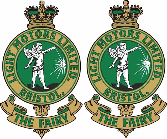 Picture of Light Motors Limited "The Fairy" Motorcycle Decals / Stickers