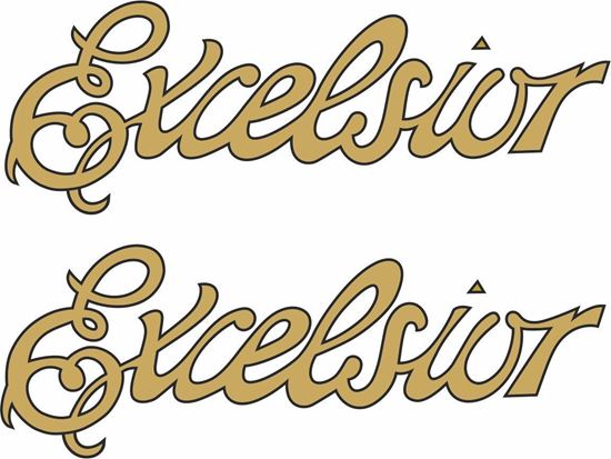 Picture of Excelsior Motorcycle Decals / Stickers