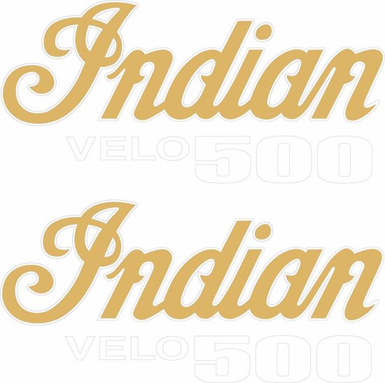 Picture of Indian Velo 500 Decals / Stickers