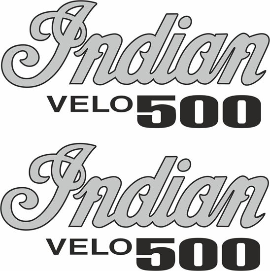 Picture of Indian Velo 500 Decals / Stickers