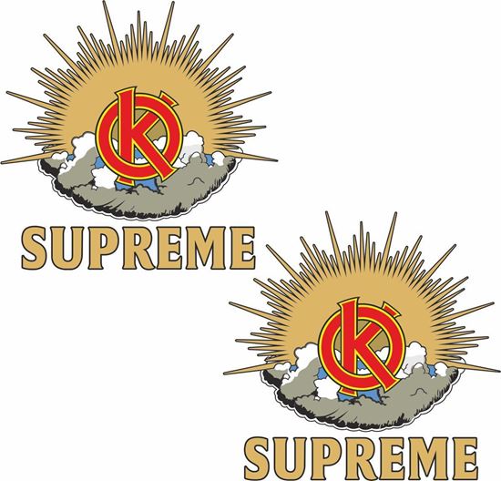 Picture of OK Supreme Motorcycle Decals / Stickers