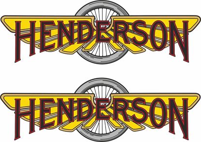 Picture of Henderson Motorcycle Decals / Stickers