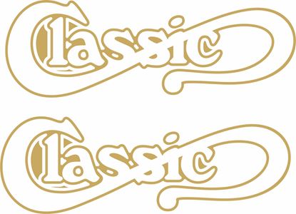 Picture of "Classic" Motorcycle Decals / Stickers