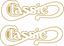 Picture of "Classic" Motorcycle Decals / Stickers