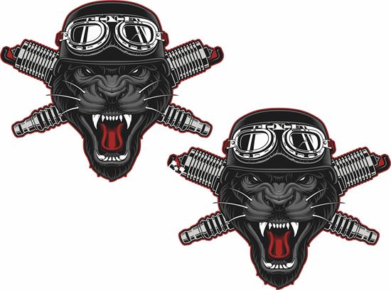 Picture of Panther Racer Decals / Stickers