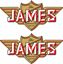 Picture of The James Motorcycle Decals / Stickers