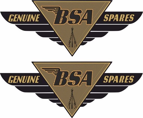 Picture of BSA Genuine Spares Decals / Stickers