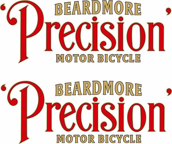 Picture of Beardmore Precision Motorcycle Decals / Stickers
