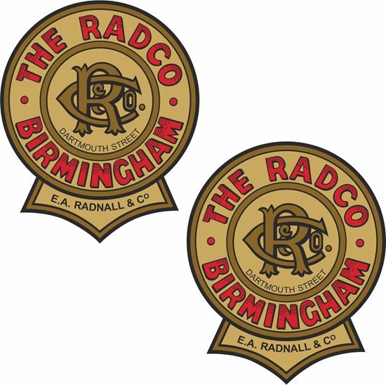 Picture of The Radco Motorcycle Decals / Stickers