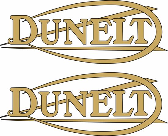 Picture of Dunelt Motorcycle Decals / Stickers