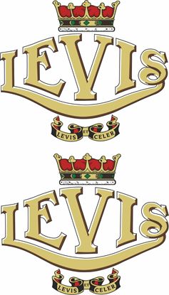 Picture of Levis Motorcycle Decals / Stickers
