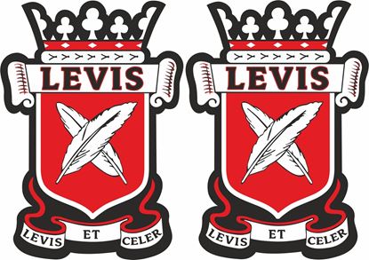 Picture of Levis Motorcycle Decals / Stickers