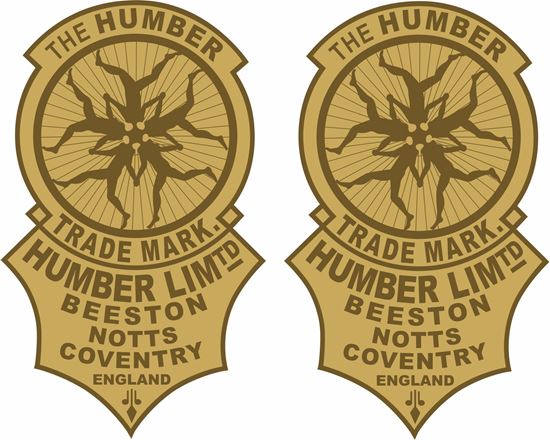 Picture of The Humber Motorcycle Decals / Stickers