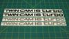 Picture of MK2 Turbo  SW20 / 3ST GTE replacement side Decals / Stickers