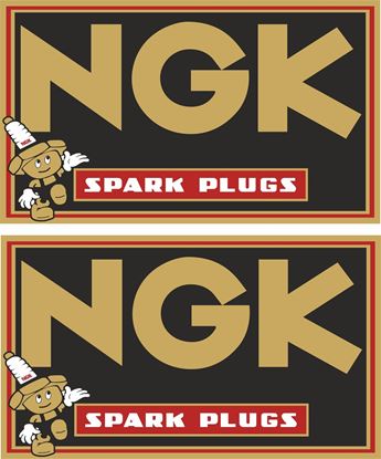 Picture of NGK Spark Plugs Decals / Stickers