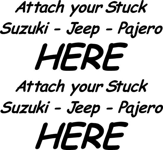 Picture of "Attach your Stuck..." panel / Glass Decals / Stickers