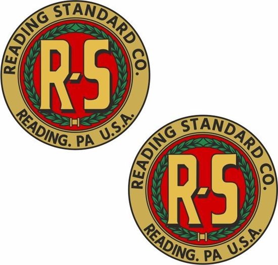 Picture of Reading Standard Co Motorcycle Decals / Stickers