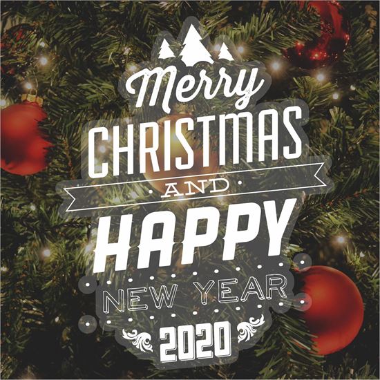 Picture of Christmas Window Cling Vinyl