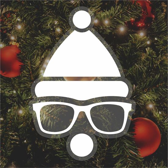 Picture of Christmas Window Cling Vinyl
